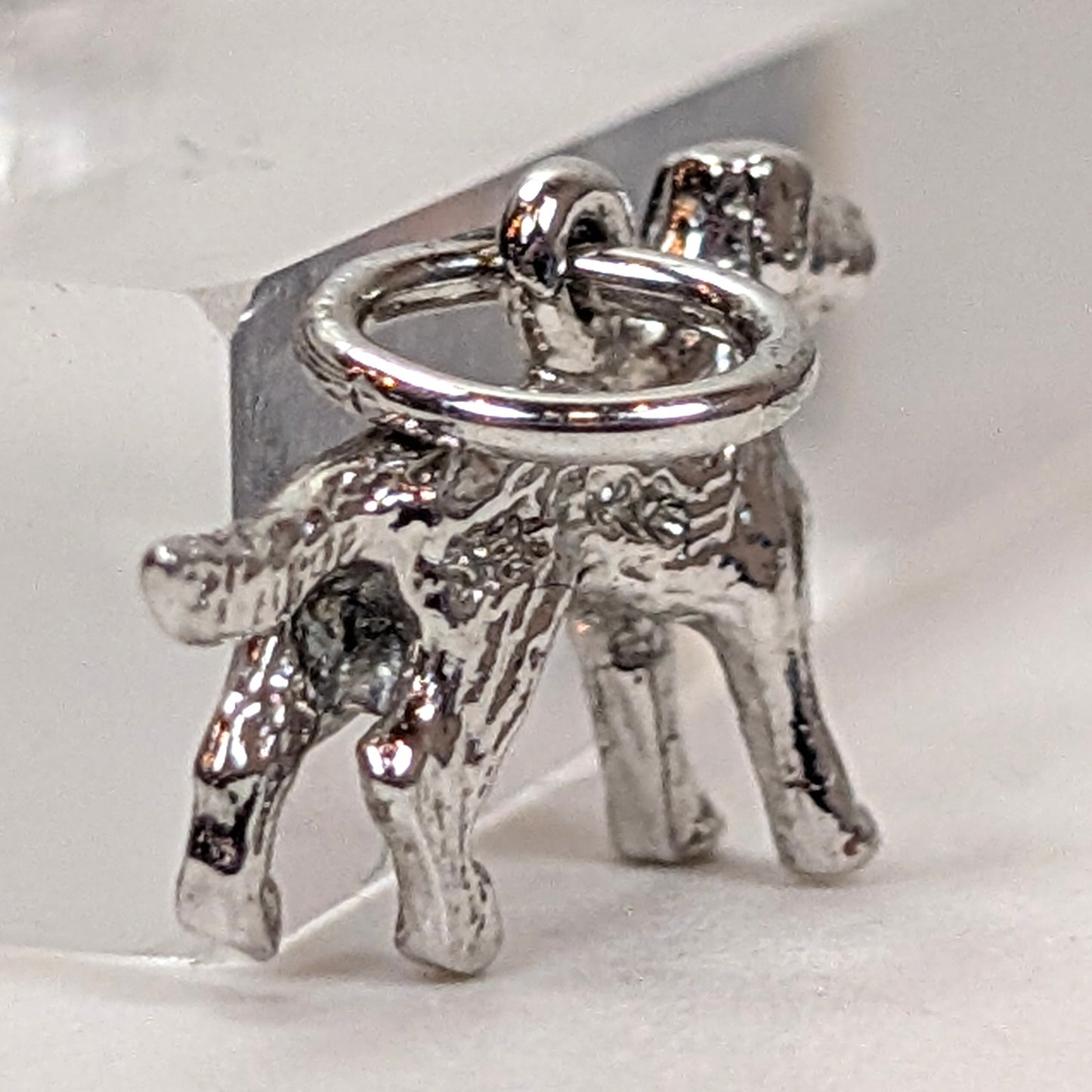 Vintage Sterling Dog Charm - 925 Silver Large Hound - 1.07 Grams