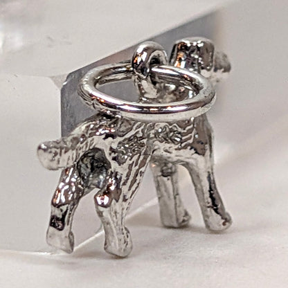 Vintage Sterling Dog Charm - 925 Silver Large Hound - 1.07 Grams