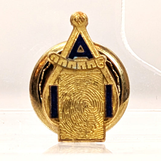Gold Toned IAI Pin -  Forensics International Association for Identification
