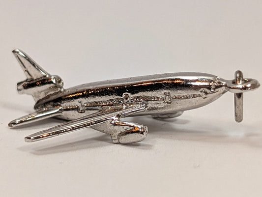 Antique Passenger Plane Sterling Silver Charm - Vintage Airplane Sterling Silver Pendant