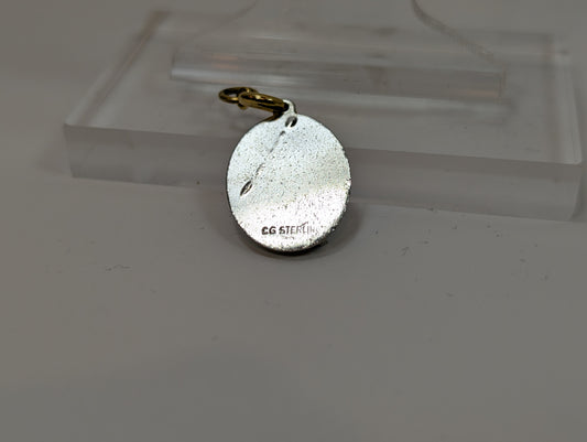 St Maarten Dutch Island Pineapple Charm - Stamped and Tested Sterling Silver - Island Charm - Dutch Side - Caribbean Jewelry