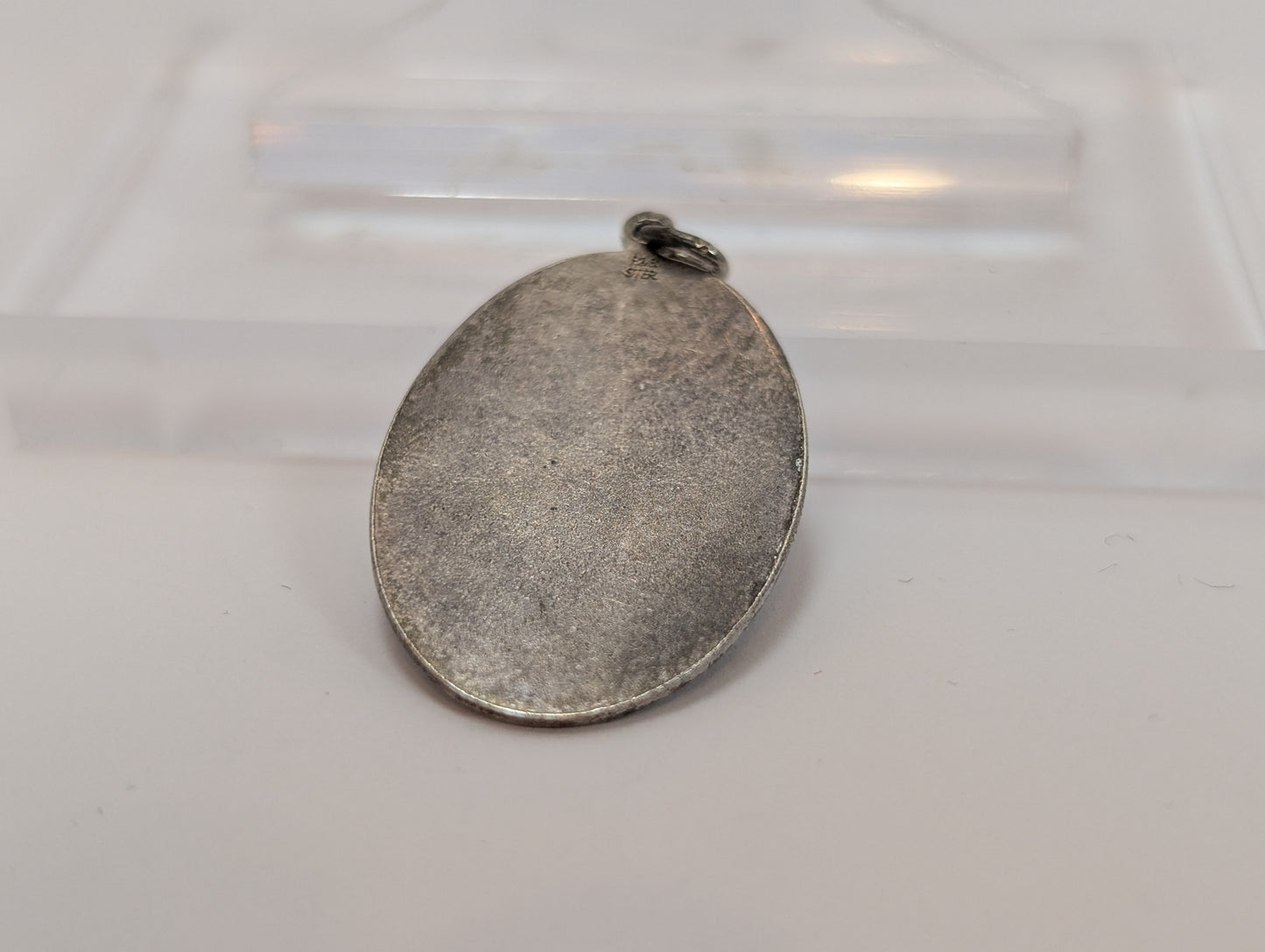 Love Token Style Sterling Initials "J.A.L." Charm - Ornate Scrollwork Carved Lettering - Beautiful Initial Pendent / Charm - Awesome Piece! Sterling Silver