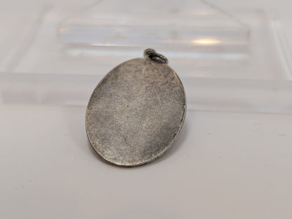 Love Token Style Sterling Initials "J.A.L." Charm - Ornate Scrollwork Carved Lettering - Beautiful Initial Pendent / Charm - Awesome Piece! Sterling Silver