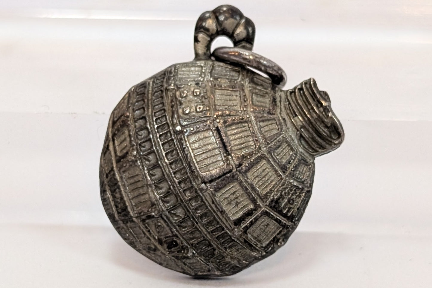 Silver Telstar Satellite Charm - Stamped and Tested Sterling Silver - Vintage Satellite Charm