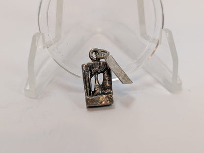 Bell Trading Post Howe Caverns Charm - Stamped and Tested Sterling Silver - 1960s Bell Trading Post Jewelry