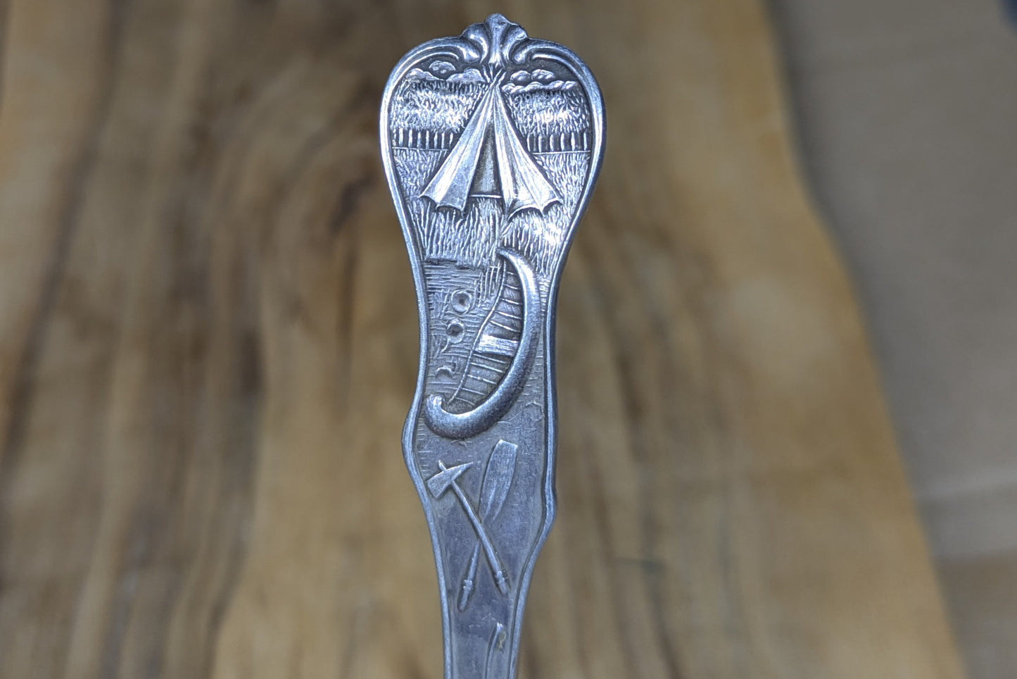 Sterling Silver North Carolina Souvenir Spoon - Stamped and Tested Sterling Silver - Mecklenburg Declaration of Independence