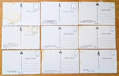 Vintage 1960s-70s Maine Tourist Scalloped Postcards - Eastern Illustrating Co. - 37 Vintage Maine Postcards To Choose From!!