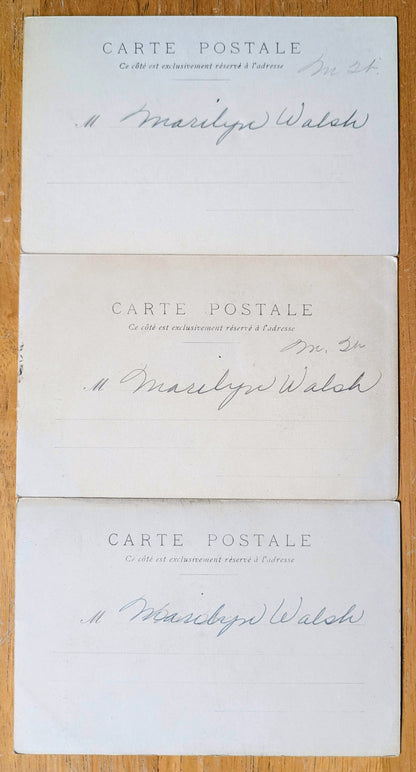 Antique Tour of Paris Black and White Postcards - 19 Famous Parisian Sights to Choose From! - Vintage 1900s Paris Postcards