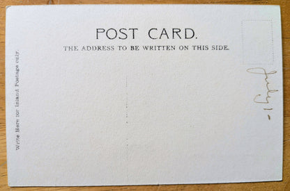 1910s Coniston Lake and Old Man Scotland Postcard - Valentines Series - Antique Coniston Scottish Black and White Postcard