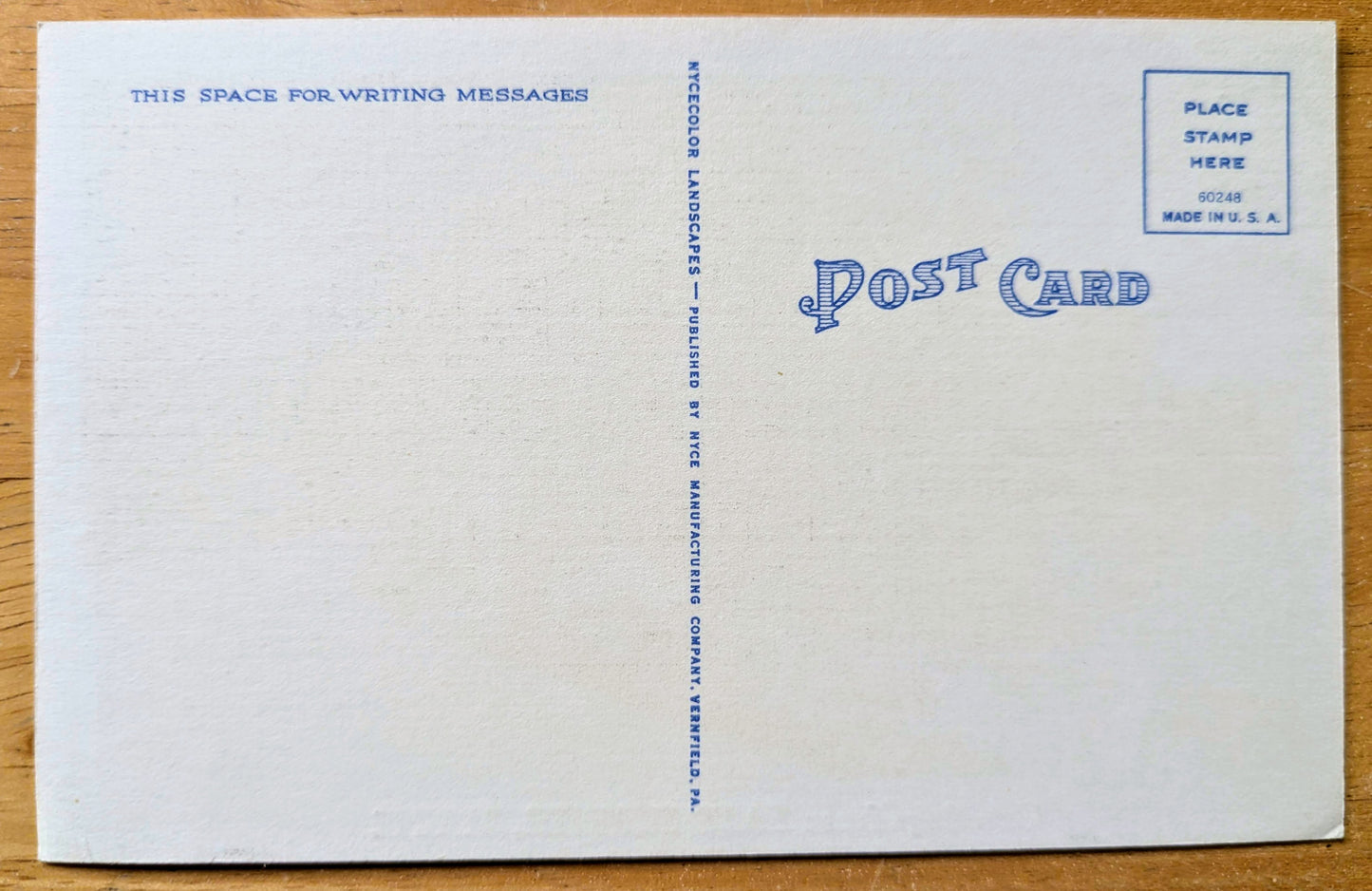 1930s Greetings from East Sumner Maine Postcard - Colorful Linen Postcard - Antique Nycecolor Landscapes East Sumner ME Postcard