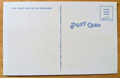 1930s Greetings from East Sumner Maine Postcard - Colorful Linen Postcard - Antique Nycecolor Landscapes East Sumner ME Postcard