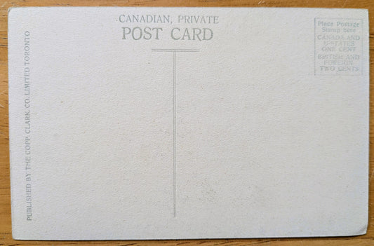 1910s Trinity Rock, Saguenay River, Canada Postcard - Hand-Tinted Postcard - Antique Color Lithograph Trinity Rock Canadian Postcard