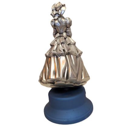 1991 Avon District Award Recruiting 8.5" Silver Toned Mrs Albee Figurine