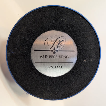 1990 Avon District Award Recruiting - Presidents Club Mrs. Albee Silver Tone Figurine