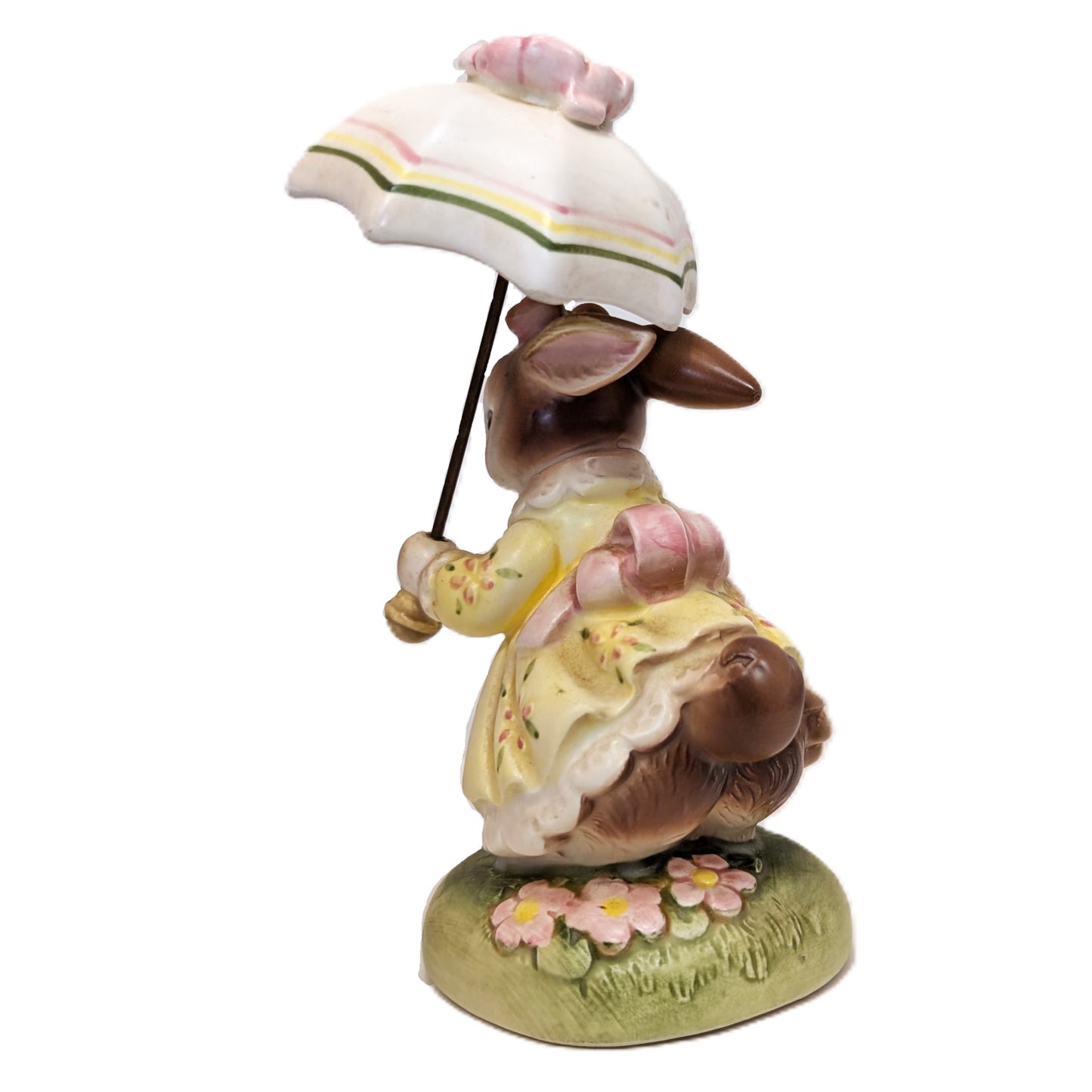 Exclusive 1983 Porcelain "Rain or Shine" Cherished Moments Avon Bunny Rabbit Figurine