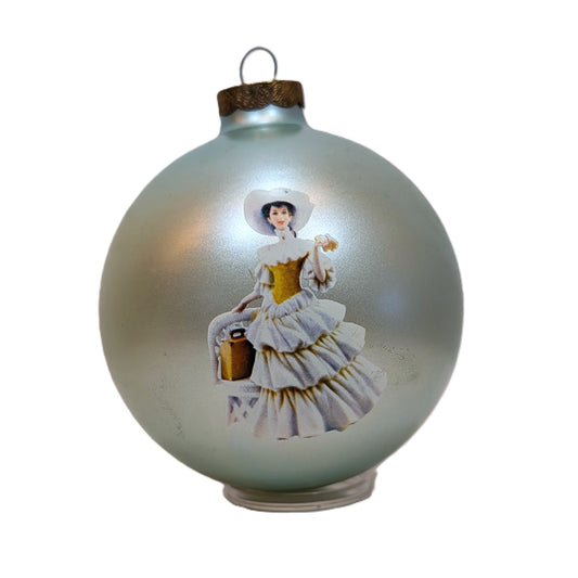 1990 Avon Glass Ornament - Exclusive Presidents Club PFE Albee Globe