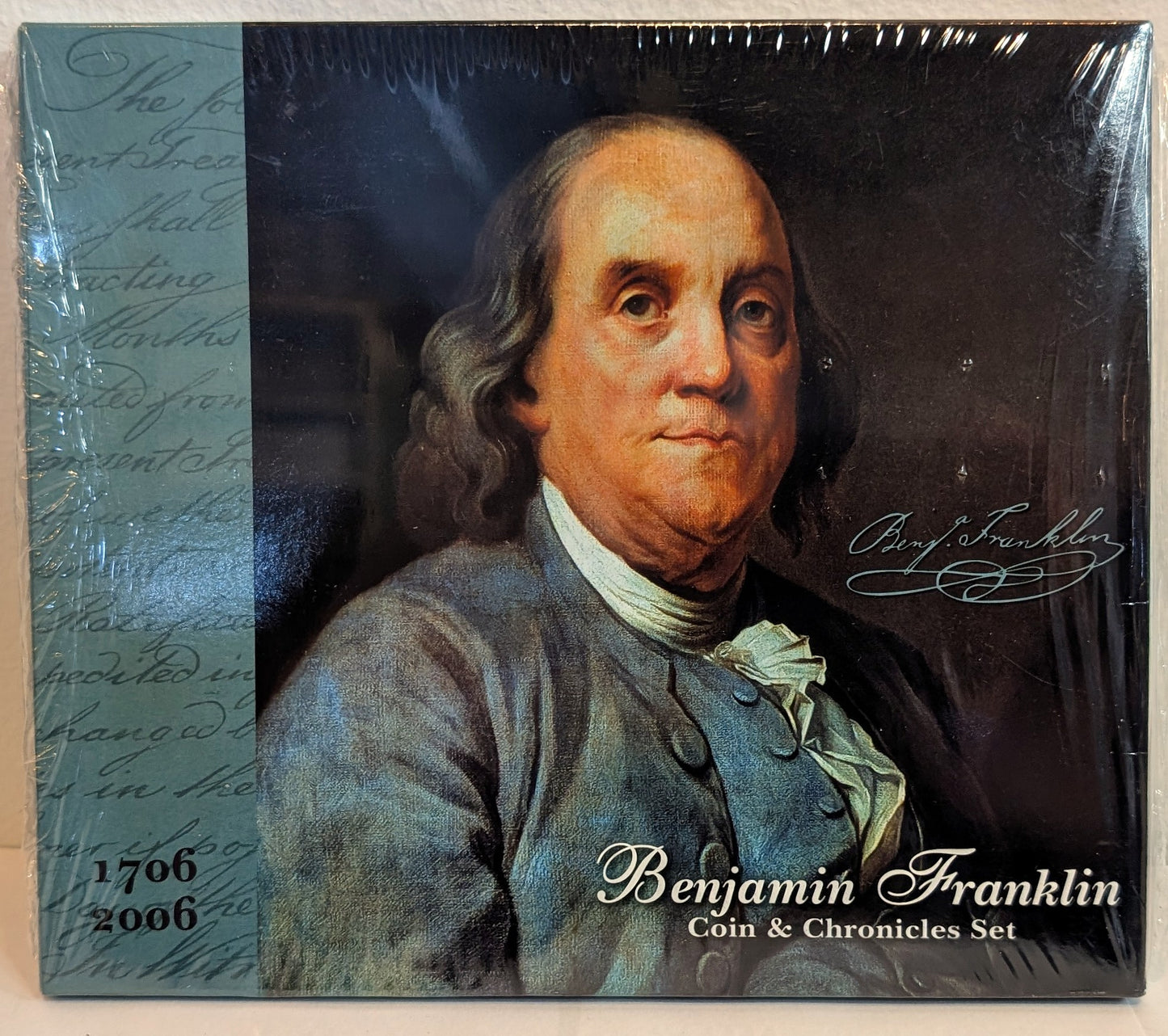 2006 United States Mint Benjamin Franklin Coin & Chronicles Set - Commemorative 2006 U.S. Mint Benjamin Franklin Sealed Set
