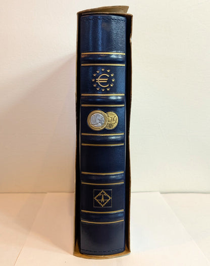 Lighthouse Euro Coin Album Partially Completed - Partially Completed Lighthouse Euro Ringbinder