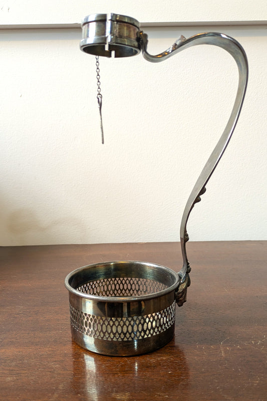 Antique Eales of Sheffield 1779 Wine Bottle Holder - Silverplate - Edwardian Style - Measurements Seen in Photos