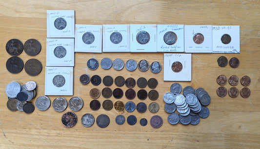 Huge Coin Lot - Silver, Indian Heads, Wheats, Proofs, Old Coins - Check it out! Discount Coin Lot! Great Deal!