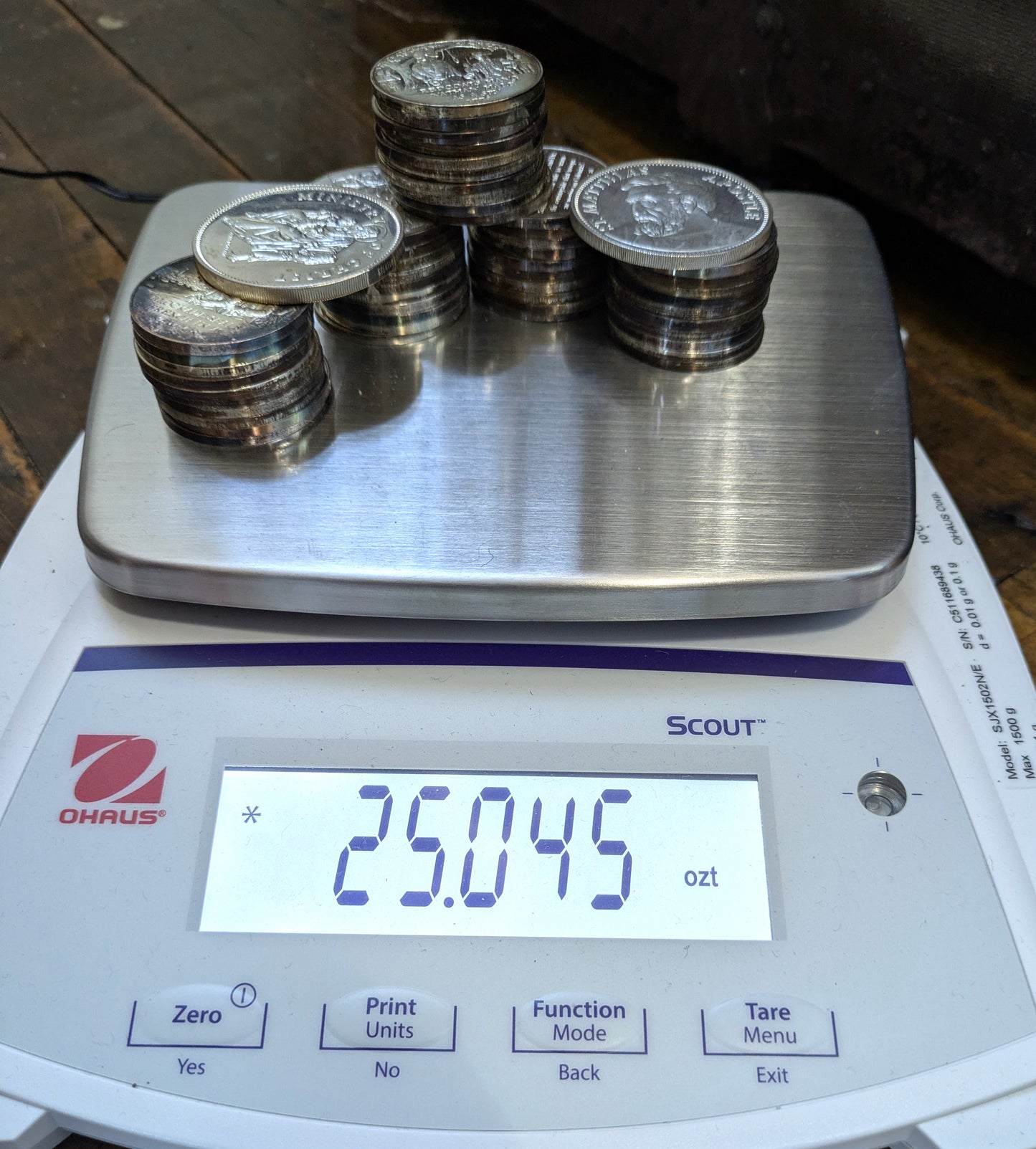 Below Melt Value - Over 2 Troy Pounds of Silver Rounds - Sterling - 23.16 Troy Oz. Pure Silver