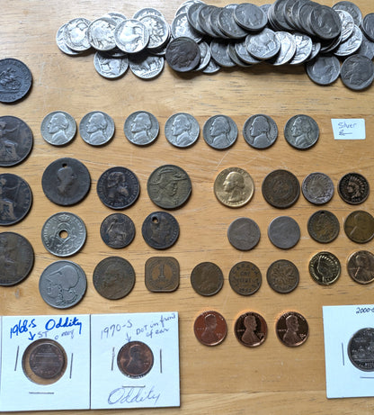Huge Coin Lot - Silver, Indian Heads, Wheats, Proofs, Old Coins - Check it out! Discount Coin Lot! Great Deal!
