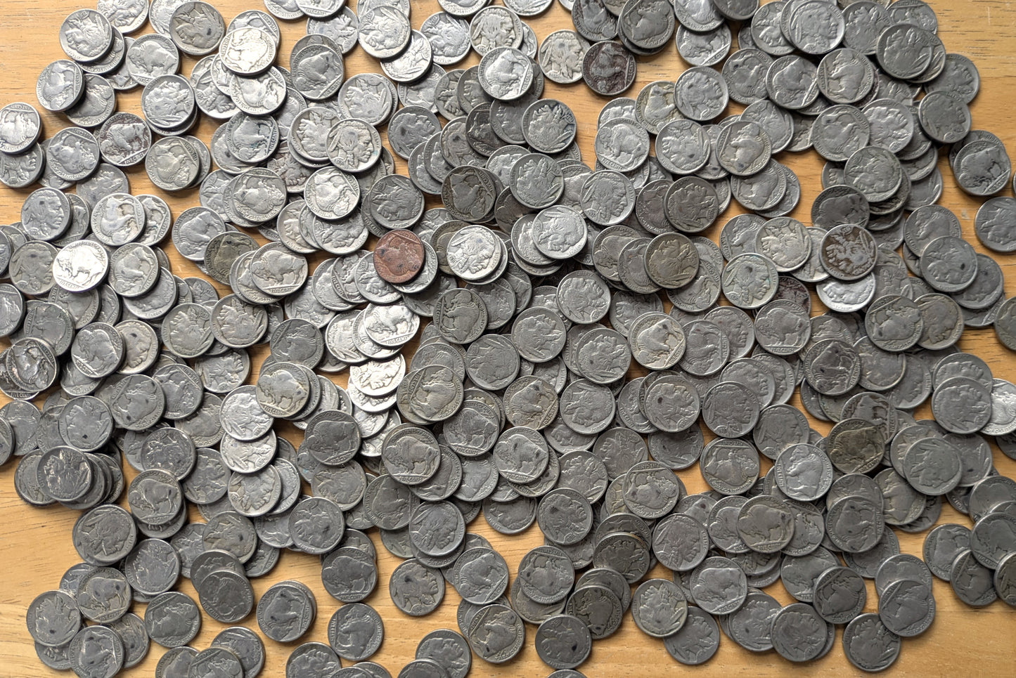 Flash Deal! -500 Buffalo Nickels- Full Dates & Partial Dates, Mint Marks, 1910s, 20s, and 30's - Check it out!