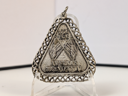 Vintage America's Bicentennial The Minuteman Commemorative Pendant - America's 200th Anniversary Charm