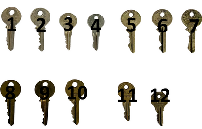 Authentic Vintage Yale Keys: Choose Your Variant - Yale Keys Variant Selection