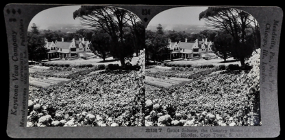 Antique Keystone Stereoview of Groot Schuur in Cape Town, South Africa - No. 20758T - 1930s World Tour Series Cecil Rhodes Home Photo Card