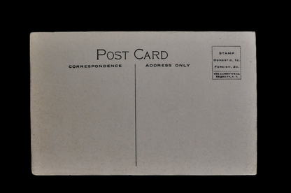 1910s Trinity School or Old Lenox Academy, Lenox, MA Postcard - Real Photo Post Card (RPPC) - Antique Photograph Massachusetts Postcard