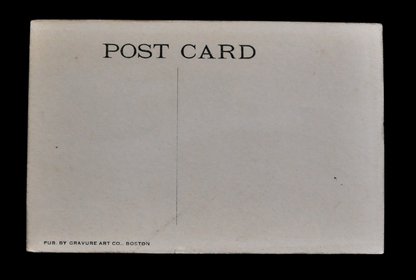 1910s Appeal to the Great Spirit Statue Postcard - Museum of Fine Arts Boston - Antique MA Native American and Horse Statue Postcard
