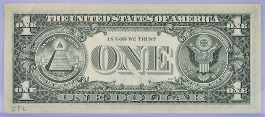 1977 1 Dollar Azie Taylor Morton Autograph Star Note - First Black Woman Treasurer - 1977 Courtesy Autographed Star Note - Fr.1909-E*
