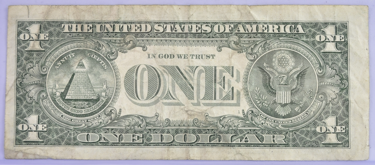 2017A Fancy Repeater Serial 1 Dollar Star Note - 03601066 - San Francisco (L) - 2017 A One Dollar Cool Serial Number Star Note - Fr.3006-L*