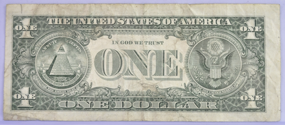 2017A Fancy Repeater Serial 1 Dollar Star Note - 03601066 - San Francisco (L) - 2017 A One Dollar Cool Serial Number Star Note - Fr.3006-L*