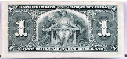 1937 Bank of Canada 1 Dollar Note - Choose by Prefix - Coyne/Towers Signatures - 1937 Canadian One Dollar Bill - P#58e