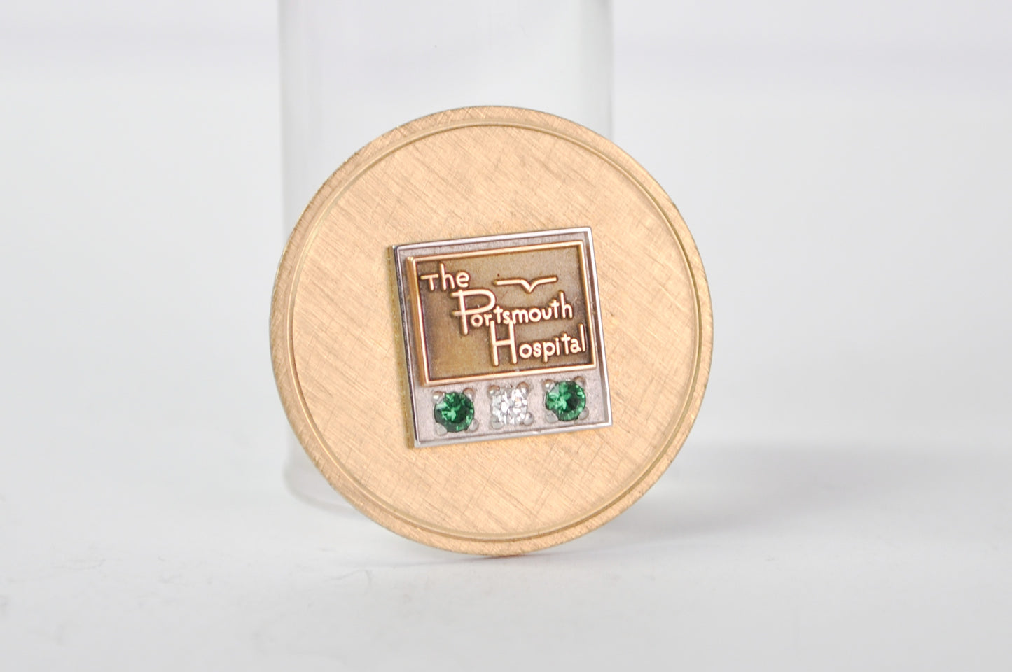 Vintage 12K Gold-Filled Portsmouth Hospital Pin - 1/20 12K G.F. Stamped - Stunning Gold Filled Portsmouth Hospital NH Brooch