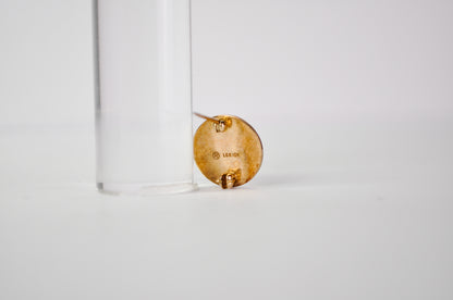Vintage 10K Gold American Nurses Association ANA Enamel Lapel Pin - LGB 10K Stamped - Stunning Ten Karat Gold ANA Nurse Lamp Brooch