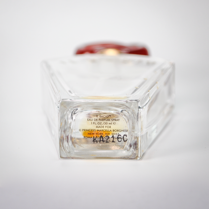 Vintage 1993 Il Bacio by Princess Marcella Burghese Empty Perfume Bottle - 1.7fl oz/30ml - Discontinued 1990s Il Bacio Perfume Bottle