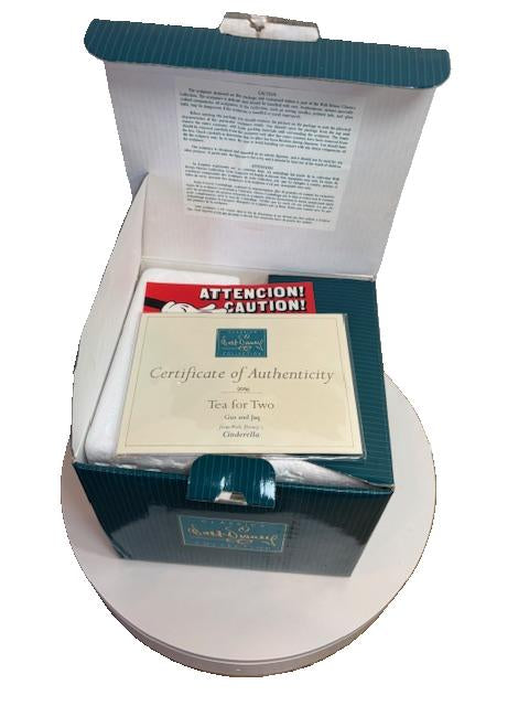 Walt Disney Classics Collection figurine With (COA) WDCC Disney Classics Gus and Jaq