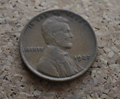 1927 Wheat Pennies P,D,S - Choose by Mint & Grade / Condition - Philadelphia Mint - 1927 P Wheat Ear Cent / Wheat Back 1927 P Penny