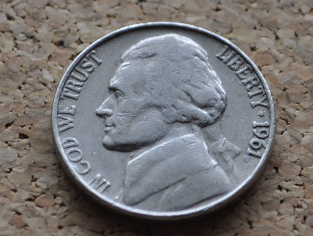 1961 P&D Jefferson Nickels - Choose by Mint - 1961 D Jefferson Nickel 1961 P - Denver and Philadelphia Mints