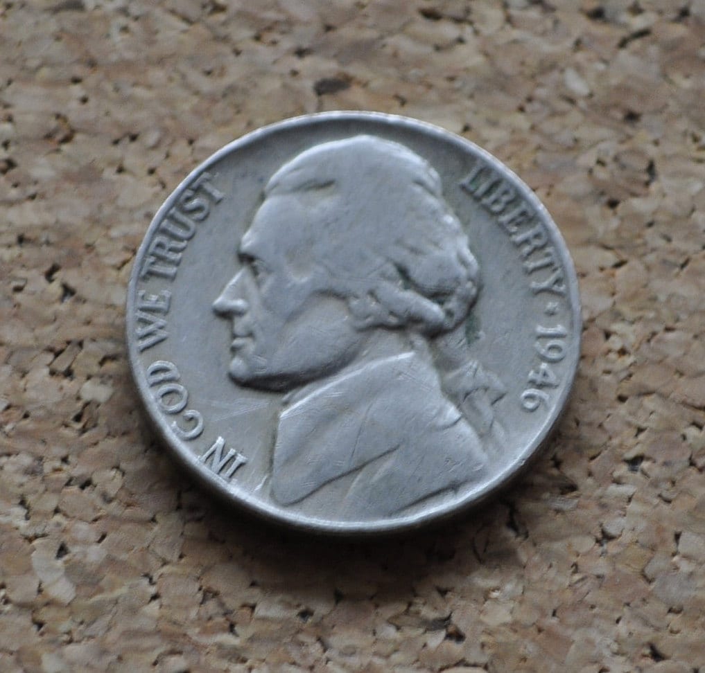 1946 PDS Jefferson Nickels - P,D,S - Choose by Mint Mark and Grade - 1946 S Jefferson Nickel 1946 D Jefferson Nickel 1946 P