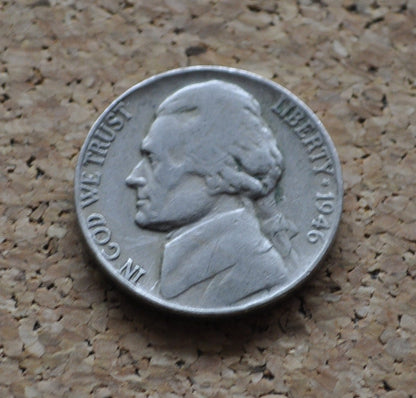 1946 PDS Jefferson Nickels - P,D,S - Choose by Mint Mark and Grade - 1946 S Jefferson Nickel 1946 D Jefferson Nickel 1946 P