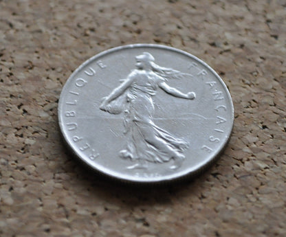 1960 France 1 Franc Coin