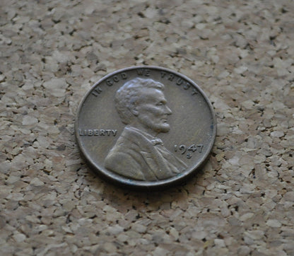 1947 S Wheat Penny - WWII Era Cent - 74th Anniversary - Collectible Coin (Denver Mint)