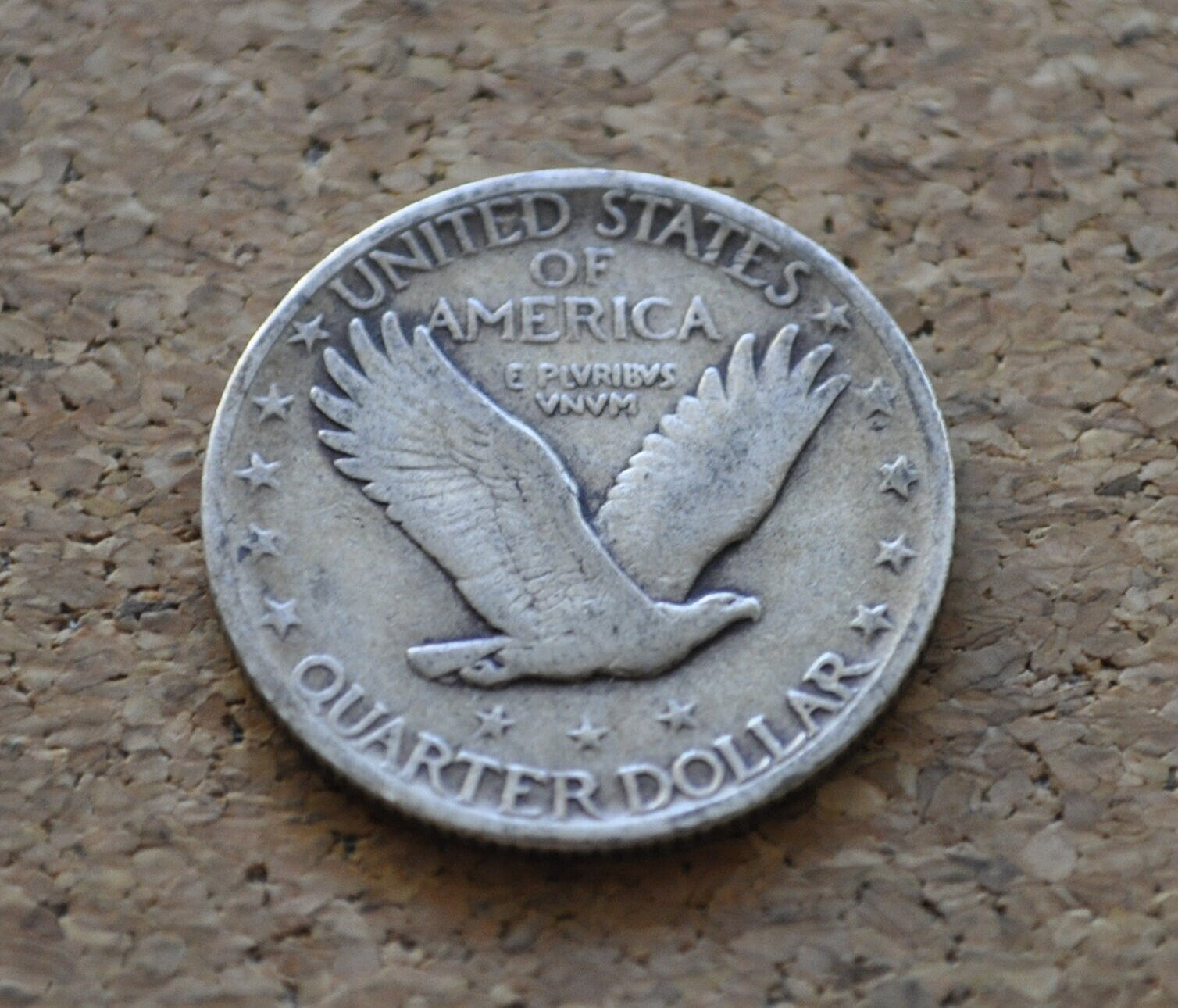 1930 S Standing Liberty Silver Quarter - Fine Grade / Condition - Silver Quarter 1930-S Liberty Standing Quarter