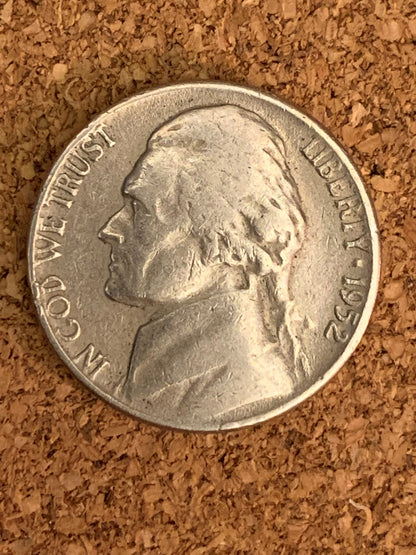1952 Jefferson Nickel - Choose by Grade - Philadelphia Mint - 1952 P Nickel Jefferson 1952P