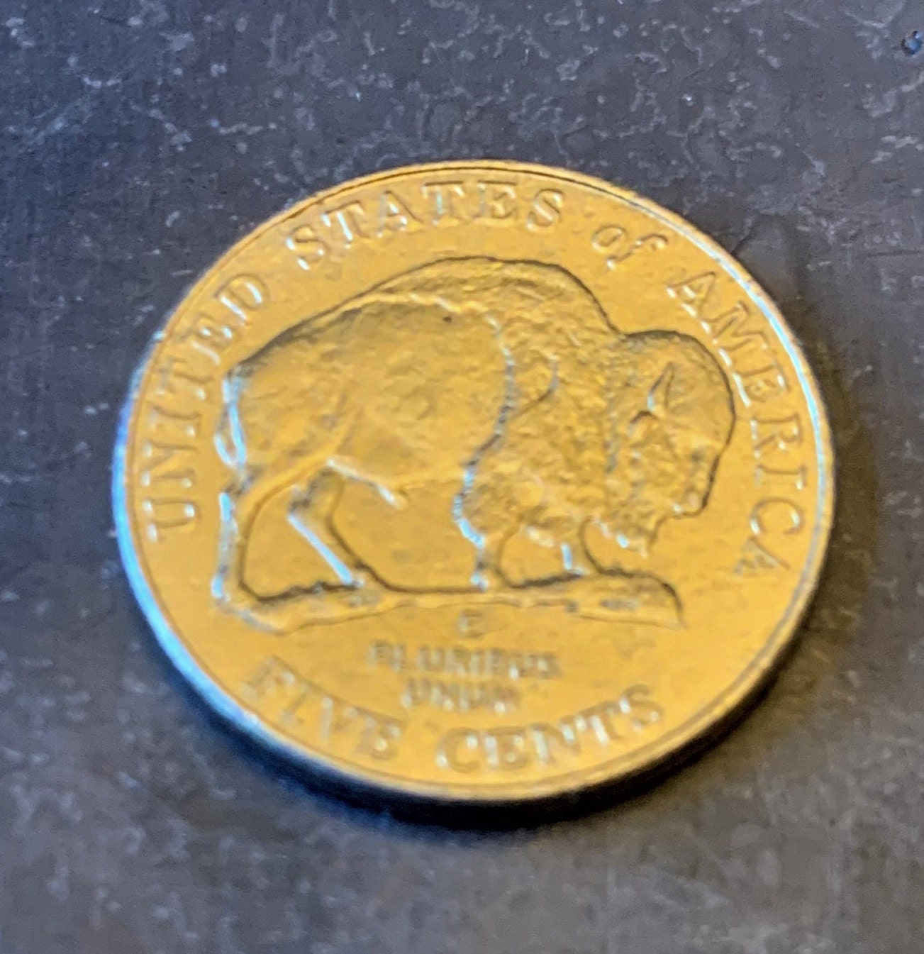 2005 Jefferson - Westward Journey Nickel - Bison / Buffalo Reverse - Beautifully Golden Toned