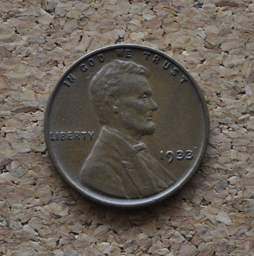 1933 Wheat Penny - Choose by Grade - Philadelphia Mint - 1933 Wheat Ear Cent - 1933-P / 1933P Cent